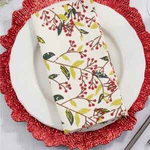 Floral Patterned Dining Table Napkin